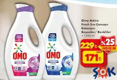 OMO ACTİVE FRESH SIVI ÇAMAŞIR DETERJANI BEYAZLAR/RENKLİLER 1690 ML OMO ACTİVE FRESH SIVI ÇAMAŞIR DETERJANI BEYAZLAR/RENKLİLER 1690 ML